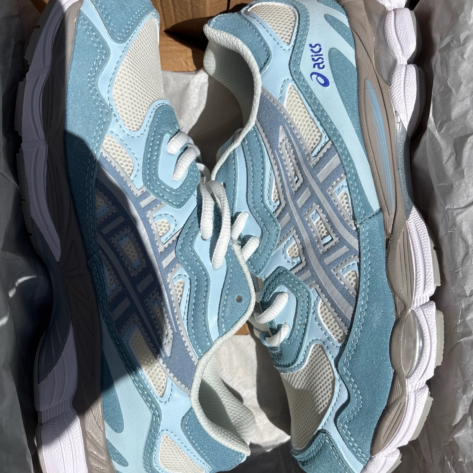 asics gel nyc bleu neuf